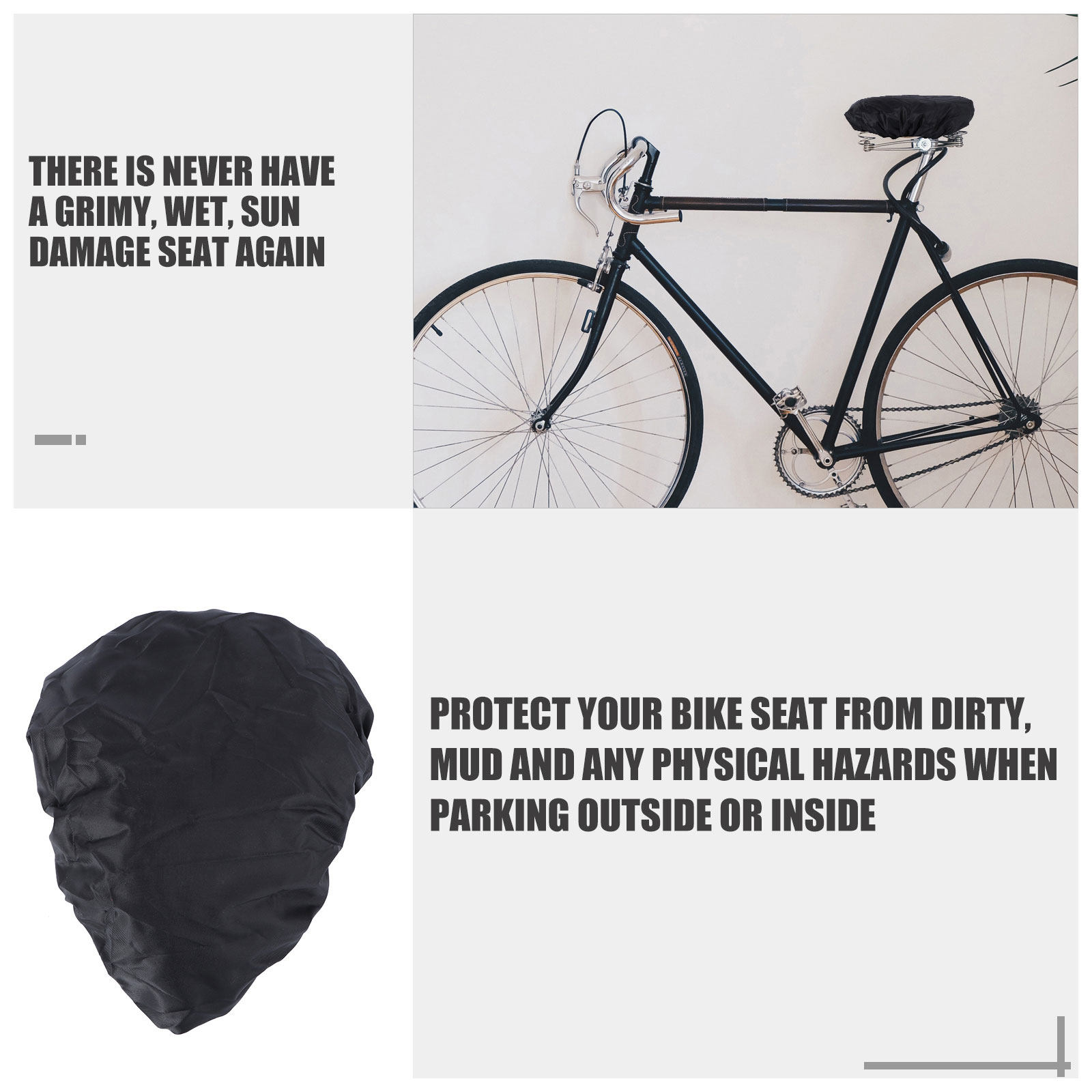 4Pcs Waterproof Bike Seat Cove - Cycling Commute Rain recension och pris