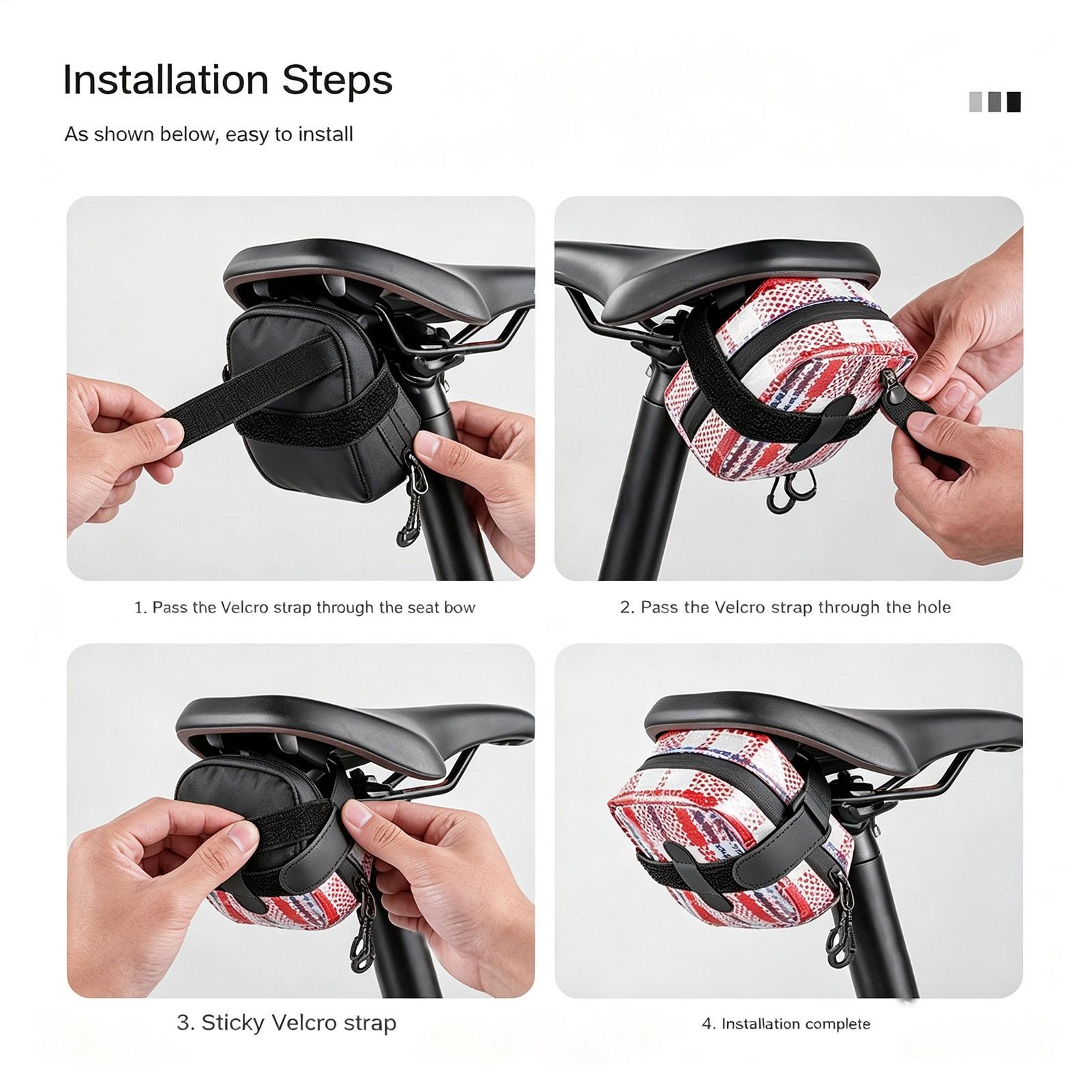Saddle Bag Bike Bicycle Saddle - Saddle Bag Under Seat recension och pris