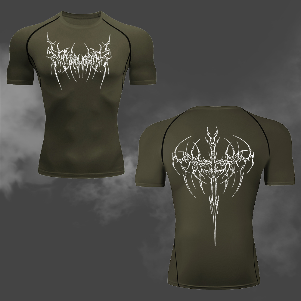 Men's Compression T-Shirt Goth - Cycling Commute Training recension och pris