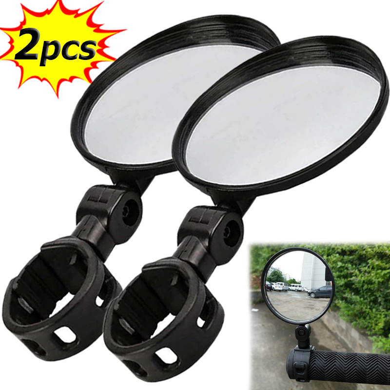 Bicycle Round Auxiliary Mirror - Mirror Handlebar Convex recension och pris