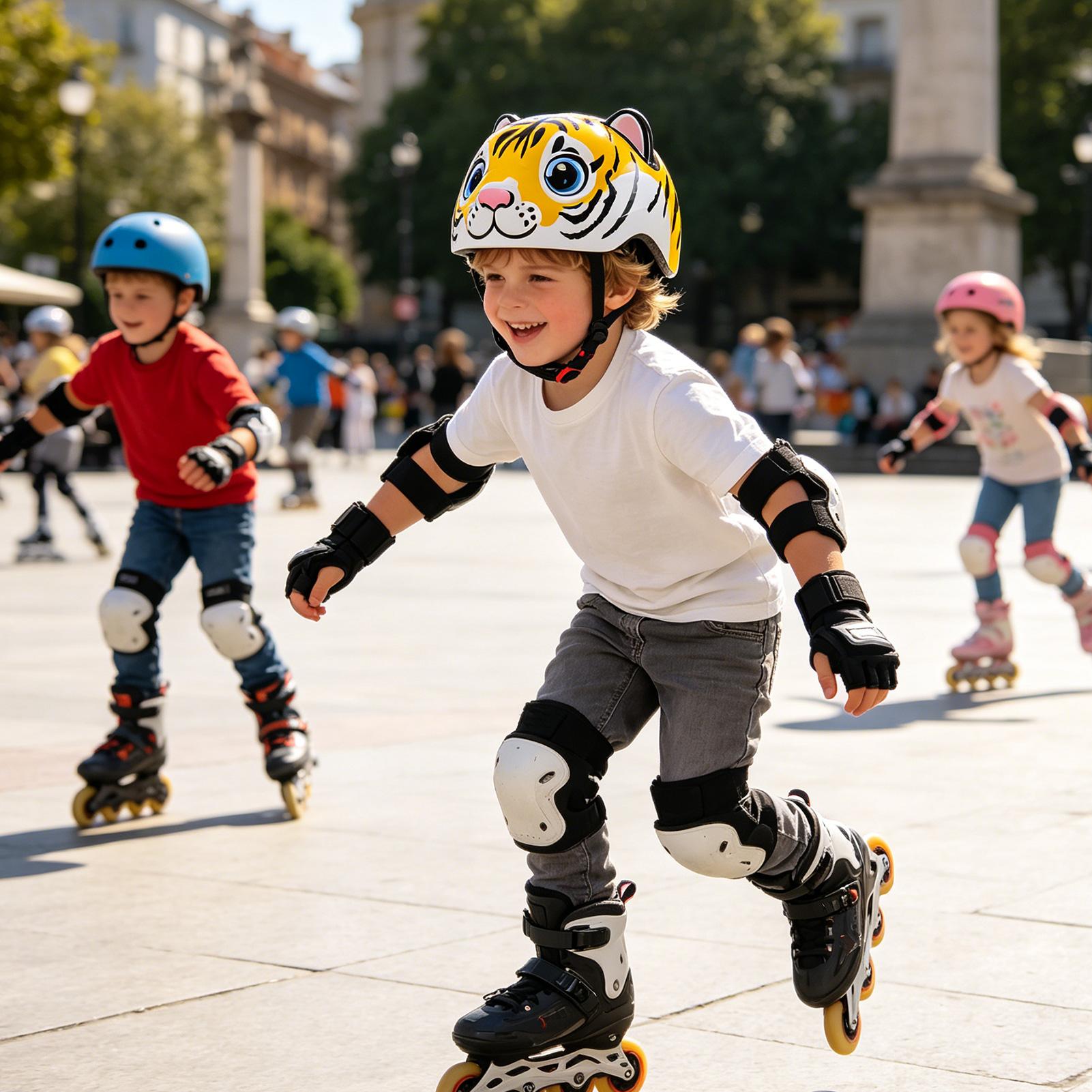 Child Bike Helmet Tiger Patter - Commute Cycling Helmet recension och pris